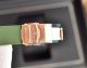 Best Replica Longines Green Mesh Face Rose Gold Case Rubber Band Watch (9)_th.jpg